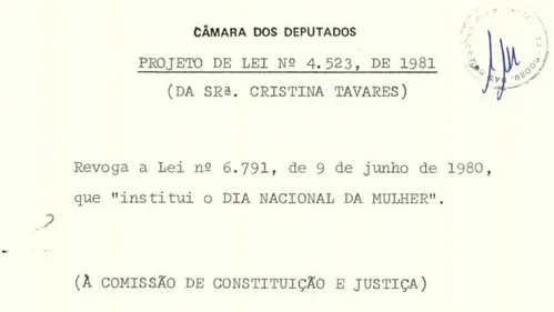 
				
					Dia Nacional da Mulher: entenda como data foi criada no Brasil
				
				