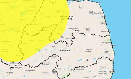 
                                        
                                            Inmet emite dois alertas de chuvas intensas e de acumulado para 70 cidades da Paraíba; veja listas
                                        
                                        