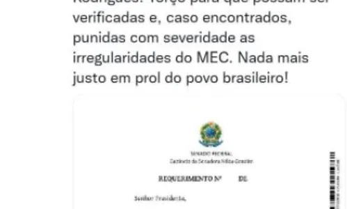 
				
					CPI do MEC: veja como senadores da PB se posicionam sobre a criação da comissão
				
				