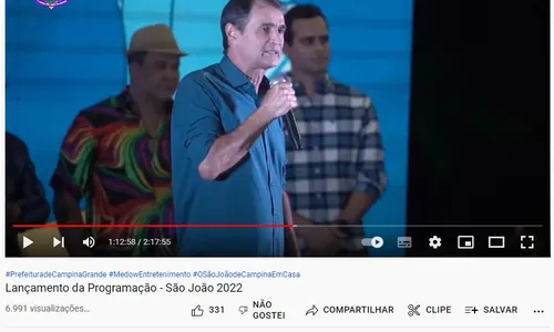 
                                        
                                            Racha entre os Cunha Lima e Ribeiro fica evidente em lançamento do São João de Campina Grande
                                        
                                        