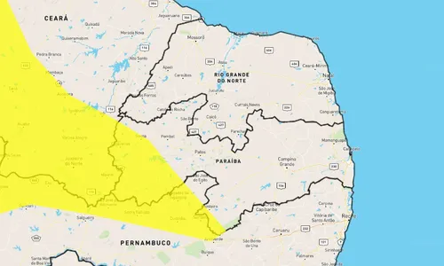 
                                        
                                            Inmet emite alerta amarelo de perigo potencial de chuvas intensas para 48 cidades da Paraíba
                                        
                                        