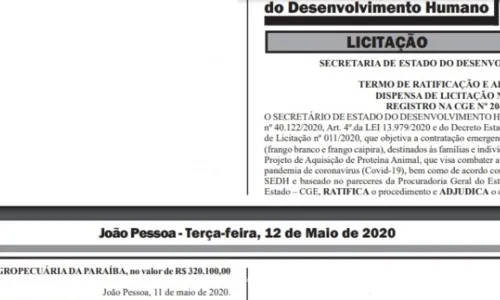 
				
					Operação 5764: seis contratos do governo da Paraíba com cooperativas estão na mira dos investigadores; conheça detalhes
				
				