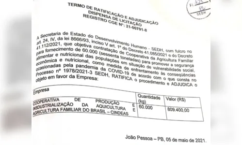 
				
					Operação 5764: seis contratos do governo da Paraíba com cooperativas estão na mira dos investigadores; conheça detalhes
				
				