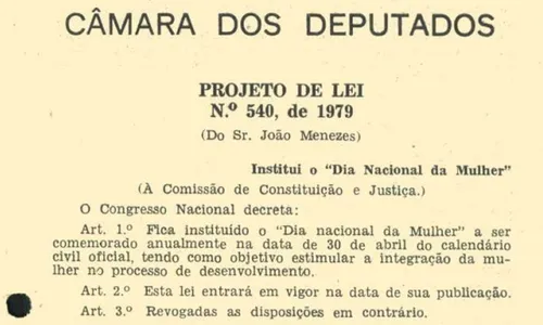 
                                        
                                            Dia Nacional da Mulher: entenda como data foi criada no Brasil
                                        
                                        