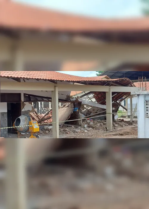 
                                        
                                            Defesa Civil interdita escola após desabamento de teto deixar duas pessoas feridas, em João Pessoa
                                        
                                        