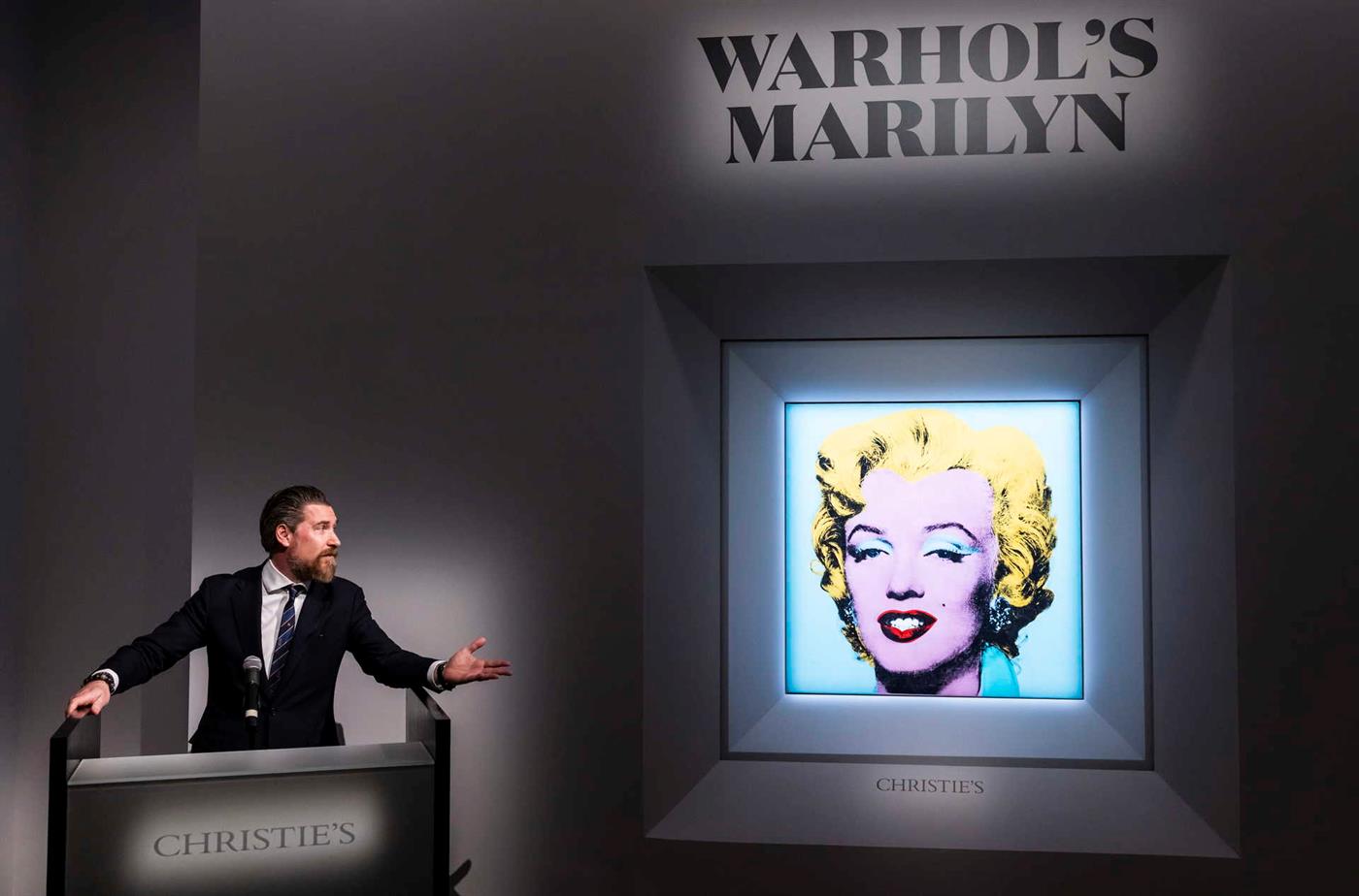 
				
					Pop com pop. R$ 1 bilhão foi o que valeu em leilão a Marilyn Monroe de Andy Warhol
				
				