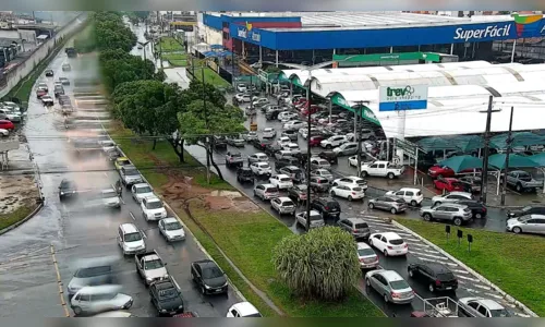 
				
					Chuvas fortes provocam pontos de alagamento em João Pessoa, e trânsito fica lento; veja locais
				
				