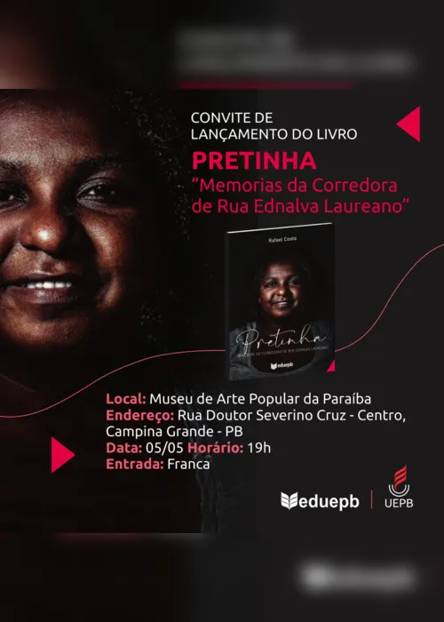 
                                        
                                            UEPB lança livro que conta a história de Pretinha, ex-atleta paraibana
                                        
                                        