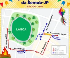 Trânsito na Lagoa sofre mudança para montagem do palco do São João de João Pessoa