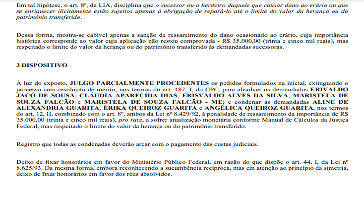 
				
					Justiça condena filhas de ex-prefeito paraibano a devolverem R$ 35 mil por show 'fantasma'
				
				