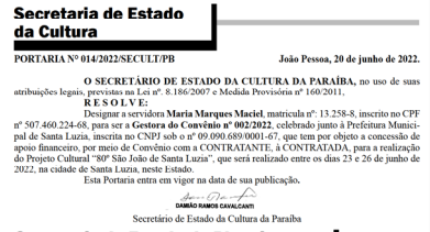 
				
					Estado destina R$ 1,9 milhão para São João de Bananeiras, Patos, Monteiro e Santa Luzia, mas zera em Campina Grande
				
				