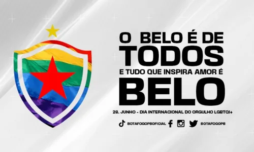 
                                        
                                            Clubes paraibanos lembram o Dia Internacional do Orgulho LGBTQIA+ com homenagens
                                        
                                        