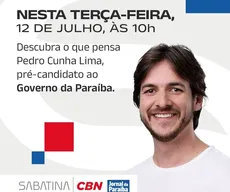 Pedro é o entrevistado da sabatina CBN com pré-candidatos nesta terça