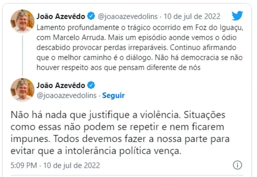 
				
					Um líder de verdade não estimula e deve condenar incondicionalmente a intolerância política
				
				