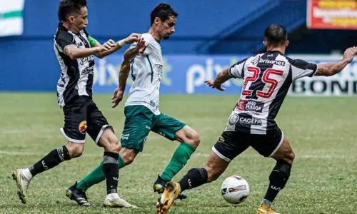 
                                        
                                            Botafogo-PB cria chances, mas fica apenas no empate contra o Manaus, pela Série C
                                        
                                        