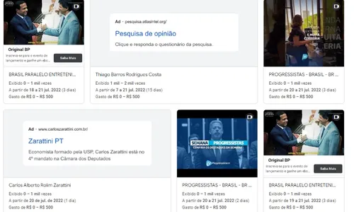 
                                        
                                            Veja quem gastou com propaganda política no Google na Paraíba
                                        
                                        