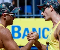 André/George e Vitor/Renato vislumbram etapa do Circuito Mundial de vôlei de praia na Alemanha