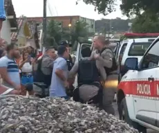 PMs são presos suspeitos de beber, causar acidente com viatura e confusão com moradores em Rio Tinto