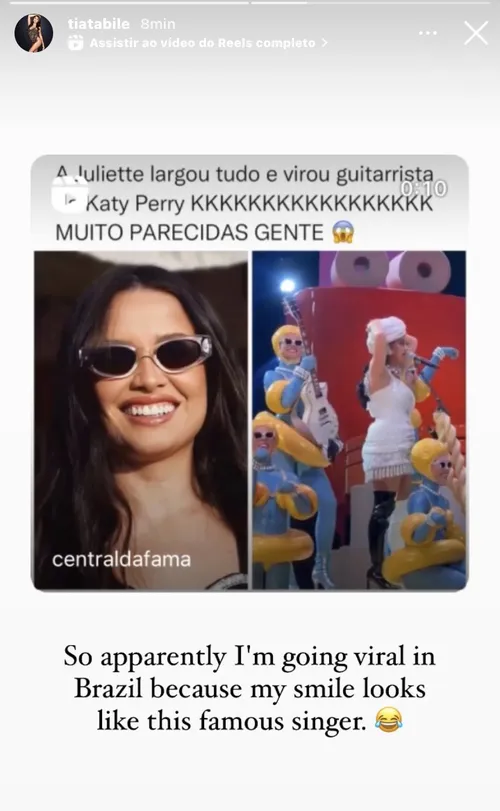 
				
					Juliette guitarrista de Katy Perry? Semelhança em foto viraliza na internet
				
				