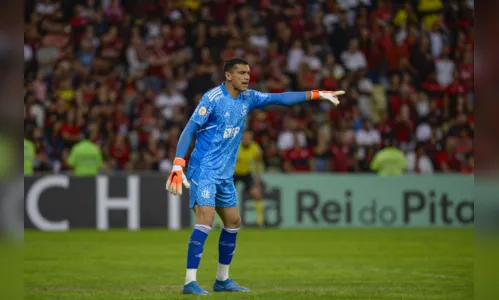 
				
					Goleiro Santos acerta com o Fortaleza, mas deverá ser titular do Flamengo no Almeidão
				
				