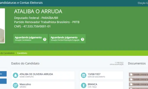 
                                        
                                            Intitulando-se de 'direita' e 'conservador', Ataliba Arruda registra candidatura a deputado no PRTB
                                        
                                        