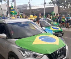 Carreata a favor de Bolsonaro é realizada em Campina Grande
