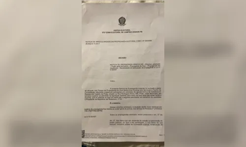 
				
					Justiça manda retirar faixa verde e amarela de residencial luxuoso de Campina Grande
				
				