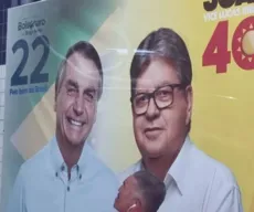 Aliados projetam material de campanha e comitê 'João/Bolsonaro' e 'Lula/Pedro' na Paraíba