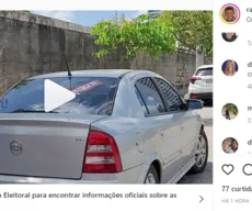 Carro adesivado com Lula e número de Bolsonaro é flagrado na Paraíba