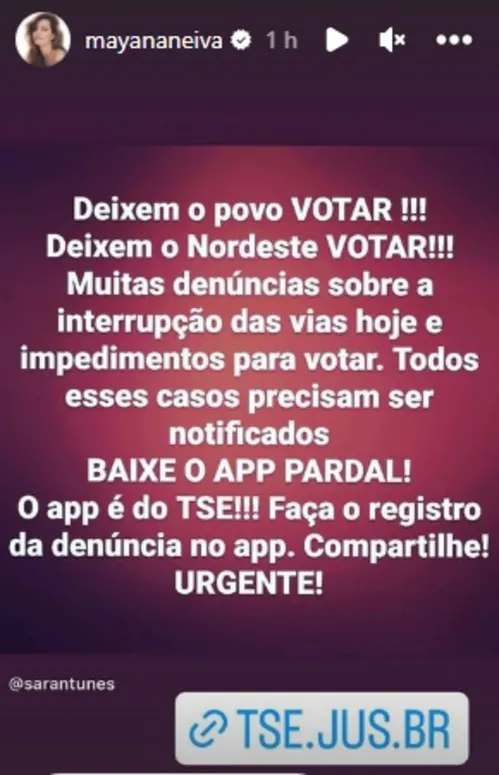 
				
					Artistas paraibanos usam as redes sociais contra operações da PRF: "deixem o Nordeste votar"
				
				