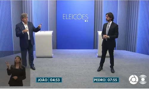 
                                        
                                            João questionou a capacidade de gestão de Pedro e tucano focou na lentidão do governo
                                        
                                        