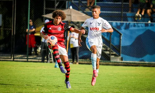 
                                        
                                            Perilima perde por 3 a 0 para o Flamengo no jogo de estreia da Copa Atlântico Sub-19
                                        
                                        