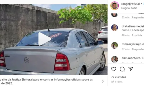 
                                        
                                            Carro adesivado com Lula e número de Bolsonaro é flagrado na Paraíba
                                        
                                        