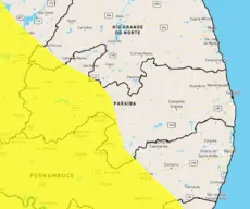 Inmet emite dois alertas de perigo de chuvas intensas para 89 municípios da PB