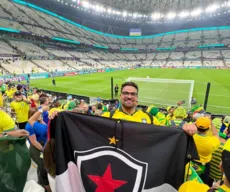 Conheça o dono da bandeira do Botafogo-PB que apareceu após o gol do Brasil na Copa do Mundo