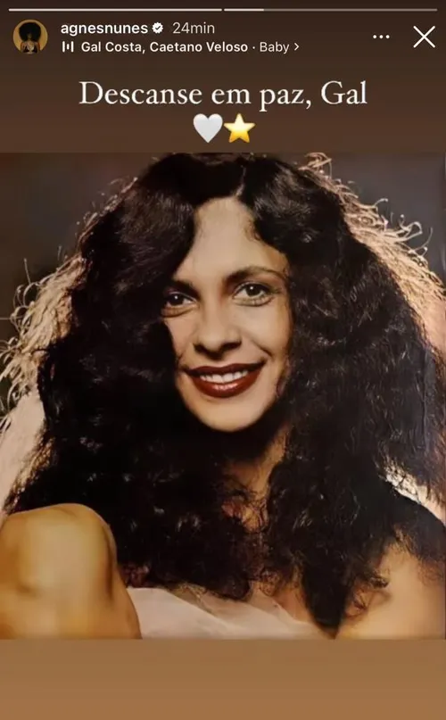 
				
					Artistas paraibanos lamentam morte de Gal Costa: 'eterna'
				
				