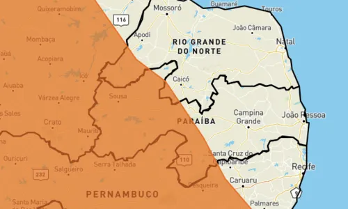 
                                        
                                            Paraíba tem alerta laranja de perigo de chuvas intensas em mais de 100 municípios; veja lista
                                        
                                        