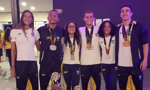 
                                        
                                            Paraíba conquista 14 medalhas na Copa Pacífico de Natação, na Bolívia
                                        
                                        