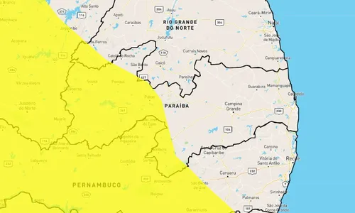 
                                        
                                            Inmet emite dois alertas de perigo de chuvas intensas para 89 municípios da PB
                                        
                                        