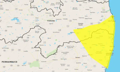 
                                        
                                            Inmet renova alerta amarelo de acumulado de chuvas para 34 cidades da Paraíba
                                        
                                        