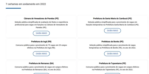 
				
					Na Paraíba: MP recomenda suspensão de concurso anunciado por prefeitura
				
				