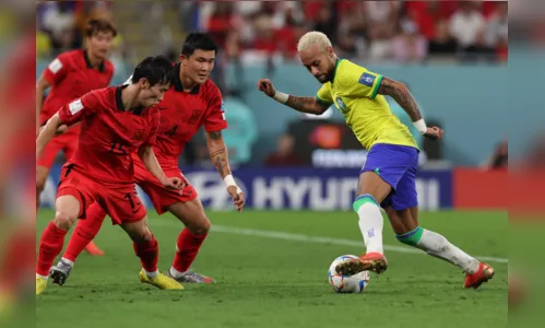 
				
					Brasil goleia Coreia do Sul e pega Croácia nas quartas da Copa do Mundo
				
				