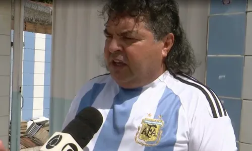 
                                        
                                            Paraibano fanático pela Argentina carrega apelido de Maradona e torce por Messi campeão da Copa
                                        
                                        