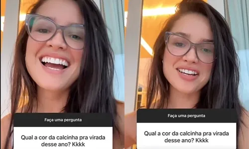 
                                        
                                            Juliette revela cor de calcinha que usará no ano novo e explica motivo
                                        
                                        