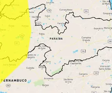 Inmet emite alerta de chuvas intensas para 65 cidades do Sertão da PB