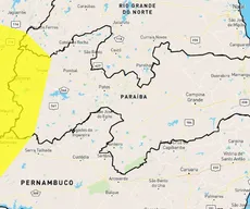 Inmet emite alerta de chuvas intensas para mais de 30 cidades da Paraíba