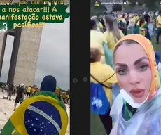 Pâmela Bório invade Congresso Nacional em atos golpistas; veja imagens