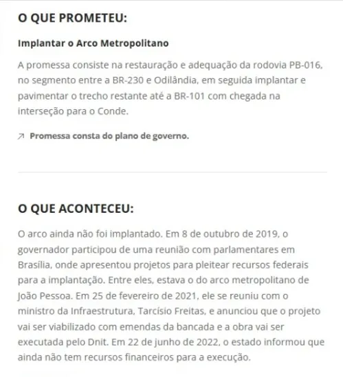 
				
					Governador autoriza obra para arco metropolitano em João Pessoa
				
				