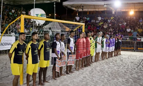 
                                        
                                            Atletas da seleção brasileira de futebol de areia disputam torneio em Pitimbu
                                        
                                        