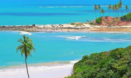 
                                        
                                            Praia de Tabatinga é paradisíaca e ideal para descanso
                                        
                                        